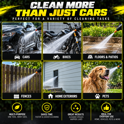 GACTRON Car Washer High Pressure Gun Cordless Portable Wireless Pressure Washer Gun 48V 12000mah High Pressure Water Gun for Car Wash Bike Washing Cleaning| Adjustable Nozzle and 5M Hose Pipe