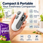 GACTRON Portable Mini Sealing Machine,Handheld Packet Sealer for Food, Snacks, Chips, Fresh Storage, Plastic Bags Sealing Machine
