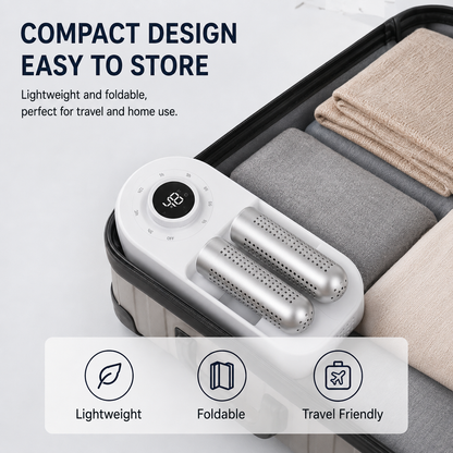 GACTRON Electric Shoe Dryer & Boot Dryer | Portable Shoe Drying Machine with Adjustable Timer & Constant Temperature | Fast Drying Deodorizer for Shoes, Boots, Sneakers, Gloves & Socks